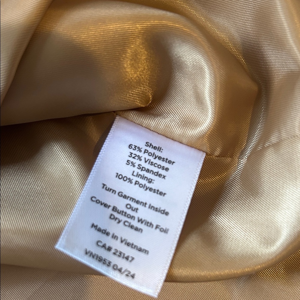 Talbots Camel Blazer with Gold Buttons - Picture 10 of 10